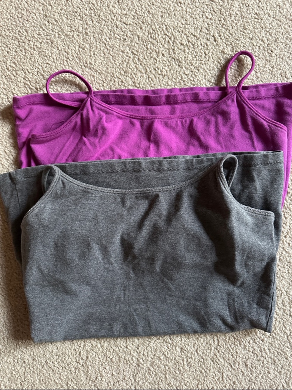 Express Women's Tank Tops in Magenta and Gray - 2 Pack good condition.